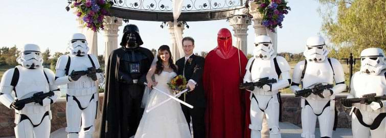 Star wars outlet wedding